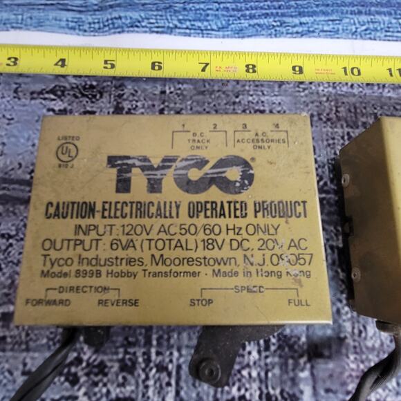 Vintage Tyco 2pcs electric train transformers hobby UNTESTED - Picture 2 of 7